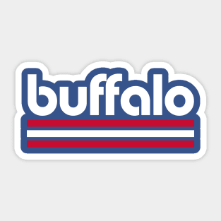 Retro Buffalo Stripes Sticker